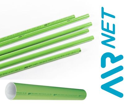 Труба AIRnet. Алюминиевая труба AIRnet (зеленая) для инертных газов 2811406105.