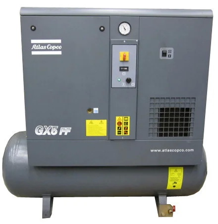 Atlas Copco GX5 10P CE Винтовой, маслосмазываемый компрессор с воздушным охлаждением Atlas Copco GX5 10P CE