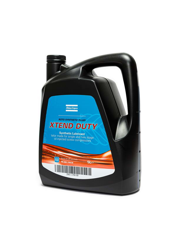 Масло компрессорное Atlas Copco RIF NDURANCE. Минеральное. В канистре 5 литров. Для винтовых промышленных компрессоров Atlas Copco.