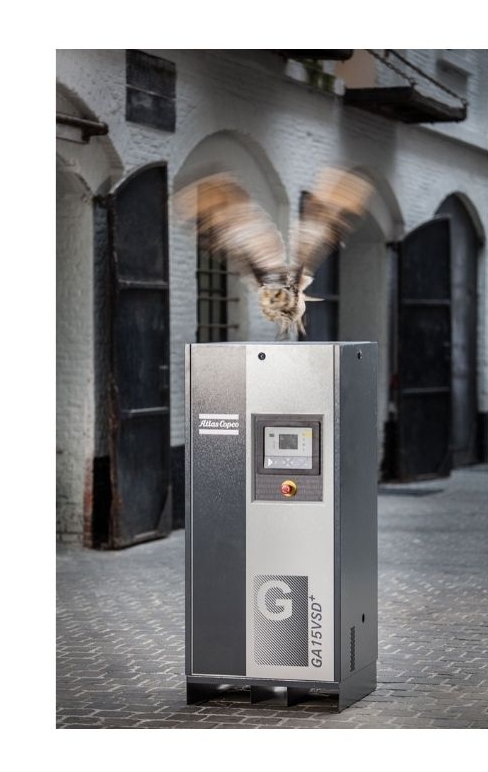 Маслосмазываемые винтовые компрессоры Atlas Copco GA (VSD⁺)