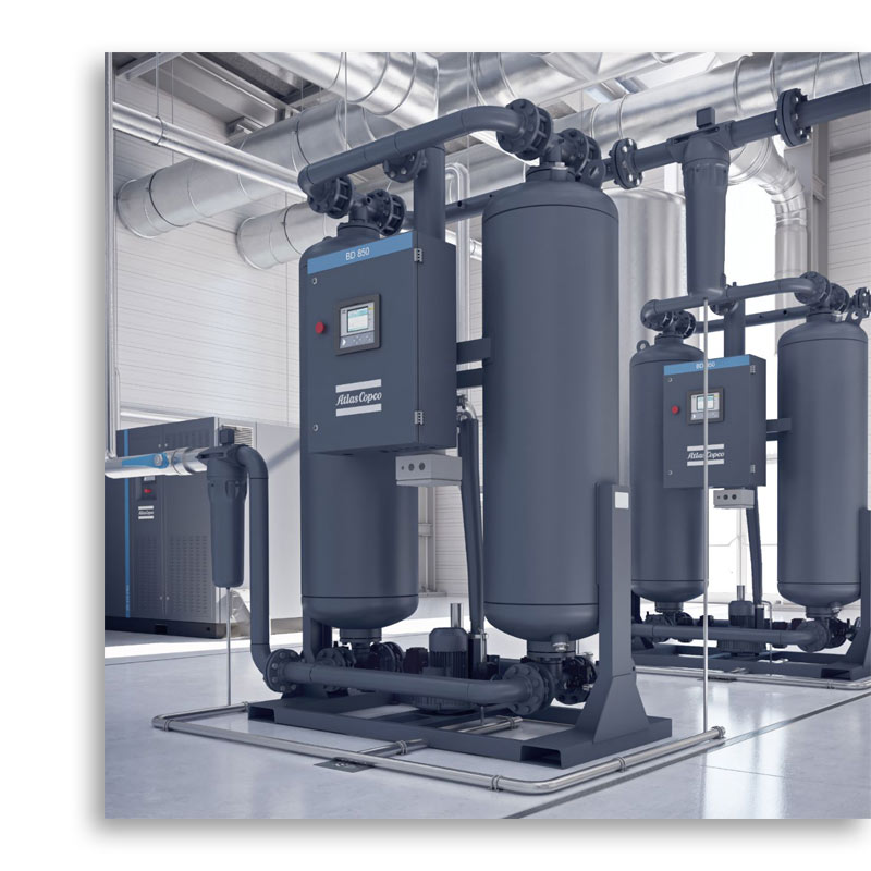 Промышленный осушитель сжатого воздуха Атлас Копко BD 850.