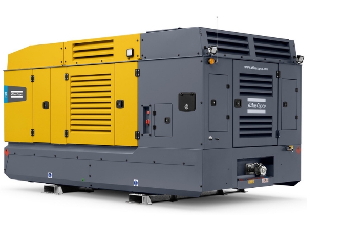 Передвижной дизельный компрессор Atlas Copco высокой мощности