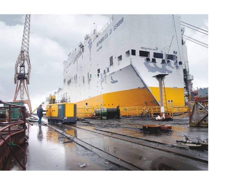 Линейка морских компрессоров Atlas Copco