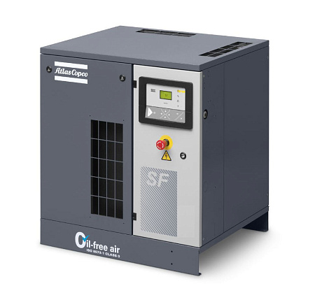 Atlas Copco компрессор SF6+ 10FF Monoblock с Eleknronikon Atlas Copco компрессор SF6+ 10FF Monoblock с Eleknronikon, спиральный, электрический, воздушный, безмасляный.