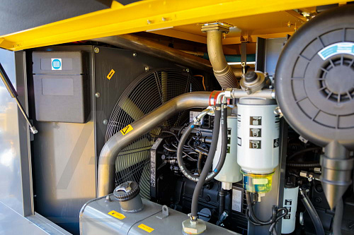 Компрессор Atlas Copco XAHS 700 PACE. Дизельный передвижной компрессор повышенной мощности на шасси Atlas Copco XAHS 700 PACE.