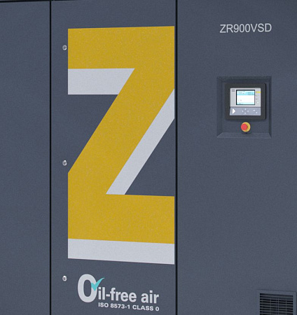 Atlas Copco ZR 900 VSD - 8.6. Высокотехнологичный, безмасляный, воздушный промышленный компрессор Atlas Copco ZR 900 VSD - 8.6.
