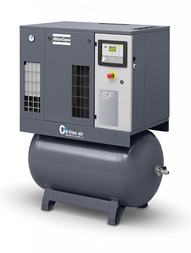 Atlas Copco компрессор SF4+ 10FF Monoblock с Eleknronikon Atlas Copco компрессор SF4+ 10FF Monoblock с Eleknronikon, спиральный, электрический, воздушный, безмасляный.