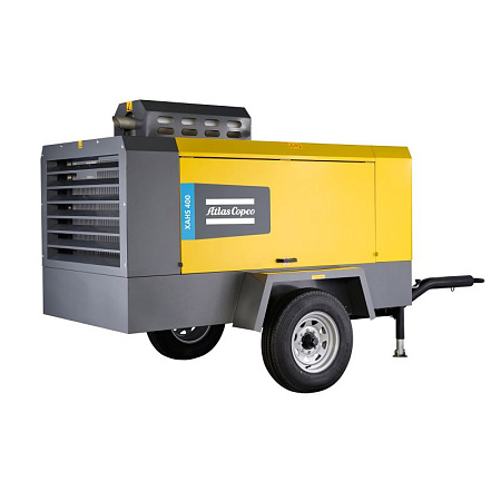 Компрессор Atlas Copco XAHS 400 PACE. Дизельный, передвижной, компрессор Atlas Copco XAHS 400 PACE на шасси.