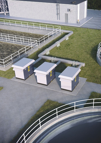 Atlas Copco ZS 4 VSD+ 45 Ротационная винтовая воздуходувка Atlas Copco ZS 4 VSD+ 45 800