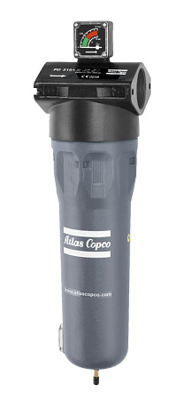 Фильтр Atlas Copco PDp 200+. Магистральный пылевой фильтр Atlas Copco PDp 200+ высокоэффективный пылевой для удаления частиц пыли размером не более 0.01 мкм.