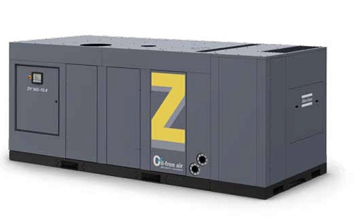 Турбокомпрессор Atlas Copco ZH560+ 4.2. Безмасляный, двухступенчатый, воздушный, турбокомпрессор Atlas Copco ZH560+ 4.2 с предустановленным коллектором охлаждающей воды, встроенным продувочным клапаном с глушителем.