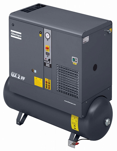 Atlas Copco GX2 10P CE Винтовой, маслосмазываемый компрессор с воздушным охлаждением Atlas Copco GX2 10P CE