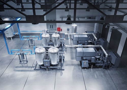 Турбокомпрессор Atlas Copco ZH1400 5.5. Безмасляный, двухступенчатый, воздушный, турбокомпрессор Atlas Copco ZH1400 5.5 с предустановленным коллектором охлаждающей воды, встроенным продувочным клапаном с глушителем.