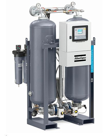 Осушитель Atlas Copco CD 400+. Адсорбционный осушитель сжатого воздуха Atlas Copco CD 400+ с холодной регенерацией. Используется для продувки только сжатый воздух, что уменьшает число электрических подключений.