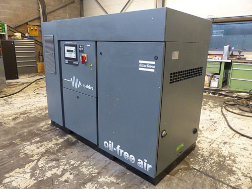 Atlas Copco ZR 55 - 10 Standart. Высокотехнологичный, безмасляный, воздушный промышленный компрессор Atlas Copco ZR 55 - 10 Standart со встроенным осушителем.