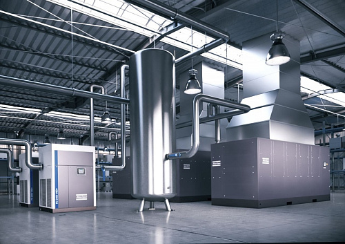 Atlas Copco компрессор GA500 10P Twin Atlas Copco компрессор GA500 10P Twin, винтовой, электрический, воздушный, маслозаполненный.