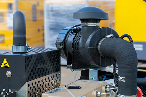 Компрессор Atlas Copco XAHS 700 PACE. Дизельный передвижной компрессор повышенной мощности на шасси Atlas Copco XAHS 700 PACE.