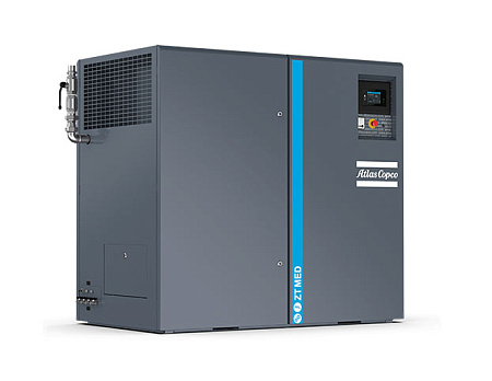 Atlas Copco ZT37 VSD MED Duplex. Ротационный, безмасляный, двухступенчатый, зубчатый компрессор Atlas Copco ZT37 VSD MED Duplex Air-cooled.