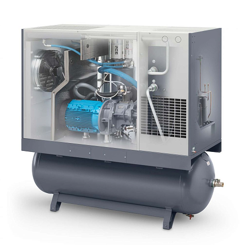 Atlas Copco компрессор GA15+ 10FF Atlas Copco компрессор GA15+ 10FF, винтовой, электрический, воздушный, маслозаполненный.