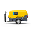 Компрессор Atlas Copco XAS 88. Дизельный передвижной компрессор малой мощности на шасси Atlas Copco XAS 88.