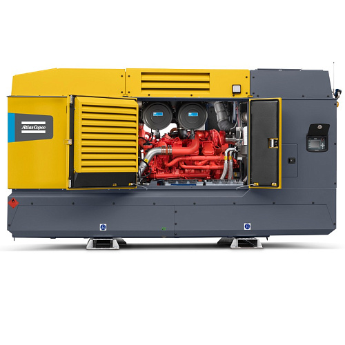 Компрессор Atlas Copco H 23. Дизельный передвижной компрессор высокой мощности на раме Atlas Copco H 23.