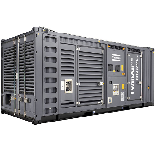 Компрессор Atlas Copco XRV 946. Дизельный передвижной компрессор высокой мощности на раме Atlas Copco XRV 946.