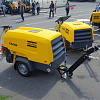 Компрессор Atlas Copco XAS 88. Дизельный передвижной компрессор малой мощности на шасси Atlas Copco XAS 88.