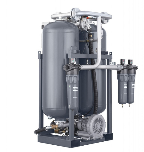 Atlas Copco BD 100+ ZP CE. Адсорбционный осушитель воздуха Atlas Copco с горячей регенерацией серии BD 100+ ZP CE с точкой росы под давлением -40 °C.