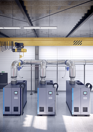 Центробежная воздуходувка Atlas Copco ZB 6 VSD+ Центробежная воздуходувка Atlas Copco ZB 6 VSD+