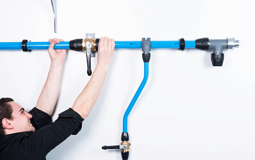 Труба AIRnet. Алюминиевая труба AIRnet (s-изгиб) для подключения к быстросборному отводу для сброса конденсата 2811106705.