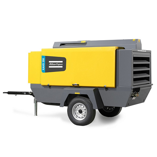 Компрессор Atlas Copco XAHS 350. Дизельный, передвижной, компрессор Atlas Copco XAHS 350 на шасси.