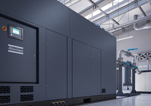 Турбокомпрессор Atlas Copco ZH710+ 10.4. Безмасляный, трехступенчатый, воздушный, турбокомпрессор Atlas Copco ZH710+ 10.4 с предустановленным коллектором охлаждающей воды, встроенным продувочным клапаном с глушителем.