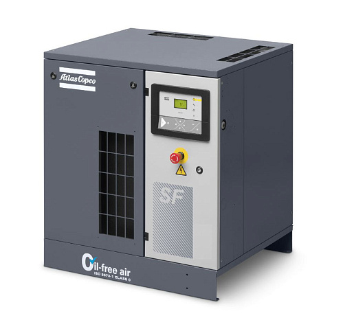 Atlas Copco компрессор SF6+ 10FF Monoblock с Eleknronikon Atlas Copco компрессор SF6+ 10FF Monoblock с Eleknronikon, спиральный, электрический, воздушный, безмасляный.