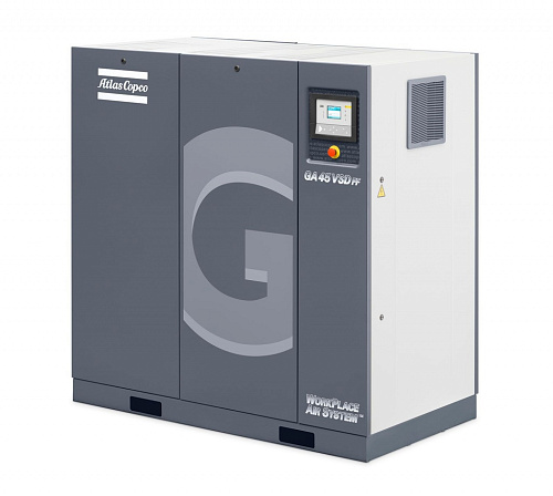 Atlas Copco Atlas Copco GA 45 VSD Workplace. Винтовой, воздушный маслонаполненный компрессор Atlas Copco GA 45 VSD Workplace