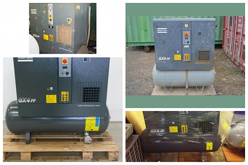 Atlas Copco GX4 10P Винтовой, маслосмазываемый компрессор с воздушным охлаждением Atlas Copco GX4 10P