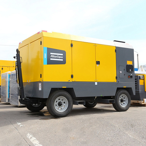 Компрессор Atlas Copco V 900 PACE. Дизельный передвижной компрессор повышенной мощности на шасси Atlas Copco V 900 PACE.