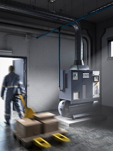 Компрессор Atlas Copco G11 10FF FM Винтовой, воздушный, промышленный компрессор Atlas Copco G11 10FF FM