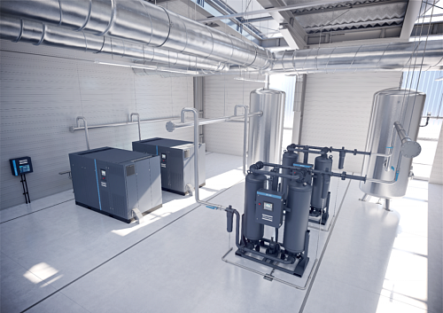 Atlas Copco ZR 400 VSD - 10.4. Высокотехнологичный, безмасляный, воздушный промышленный компрессор Atlas Copco ZR 400 VSD - 10.4.