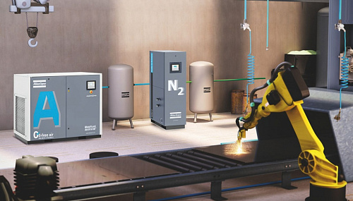 Atlas Copco компрессор AQ45 7.5 50HZ air-cooled Atlas Copco компрессор AQ45 7.5 50HZ air-cooled, безмасляный, электрический, воздушный