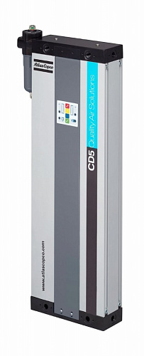 Осушитель Atlas Copco CD 5+. Адсорбционный осушитель сжатого воздуха Atlas Copco CD 5+ с холодной регенерацией. Используется для продувки только сжатый воздух, что уменьшает число электрических подключений.