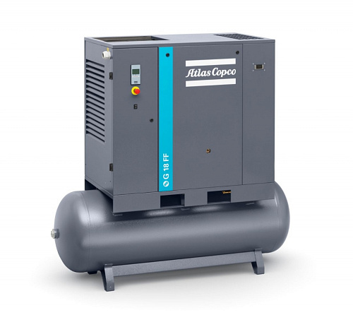 Компрессор Atlas Copco G18 10P Винтовой, воздушный, промышленный компрессор Atlas Copco G18 10P