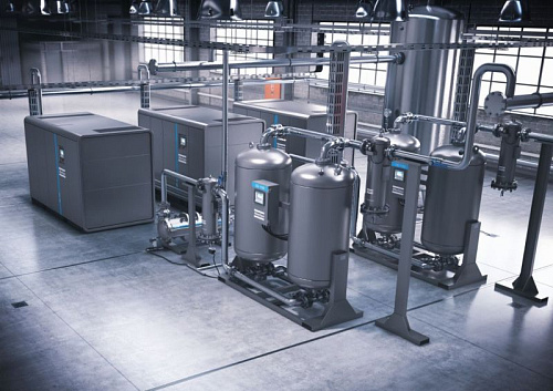 Atlas Copco ZR 160 - 10 FF. Высокотехнологичный, безмасляный, воздушный промышленный компрессор Atlas Copco ZR 160 - 10 FF со встроенным осушителем.