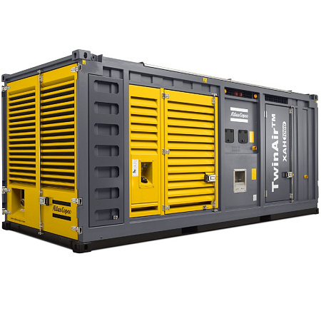 Компрессор Atlas Copco XAH 1066. Дизельный передвижной компрессор высокой мощности на раме Atlas Copco XAH 1066.