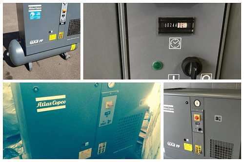 Atlas Copco GX3 10P CE Винтовой, маслосмазываемый компрессор с воздушным охлаждением Atlas Copco GX3 10P CE