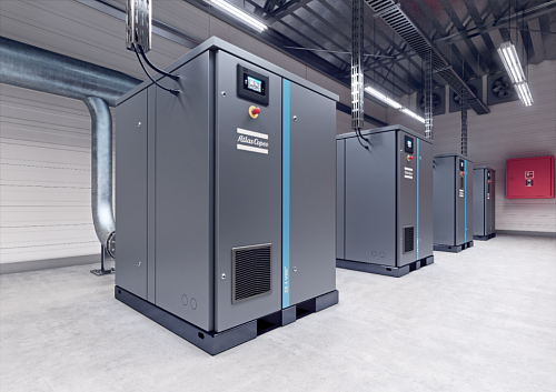 Atlas Copco ZS 4 VSD+ 45 Ротационная винтовая воздуходувка Atlas Copco ZS 4 VSD+ 45 1000