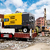 Компрессор Atlas Copco XATS 1200. Дизельный передвижной компрессор высокой мощности на шасси Atlas Copco XATS 1200.