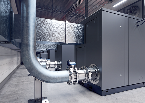 Atlas Copco ZS 4 VSD+ 55 Ротационная винтовая воздуходувка Atlas Copco ZS 4 VSD+ 55 400