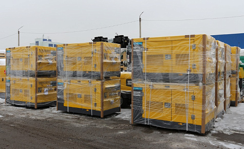 Компрессор Atlas Copco U 250 PACE. Дизельный, передвижной, компрессор Atlas Copco U 250 PACE на раме.