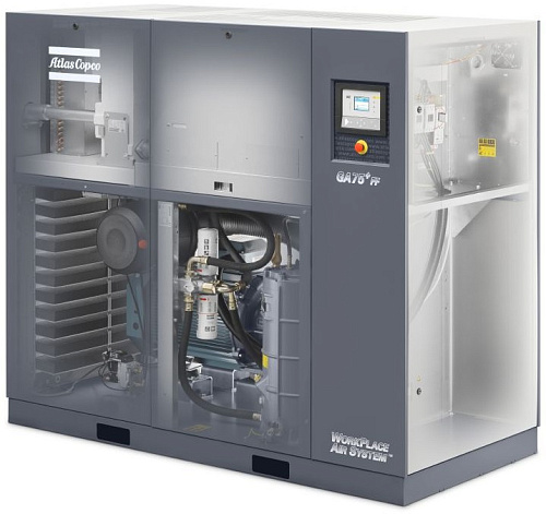 Atlas Copco компрессор GA75 7.5P Atlas Copco компрессор GA75 7.5P, винтовой, электрический, воздушный, маслозаполненный.
