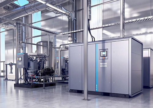 Atlas Copco ZR 132 - 8.6 FF. Высокотехнологичный, безмасляный, воздушный промышленный компрессор Atlas Copco ZR 132 - 8.6 FF со встроенным осушителем.